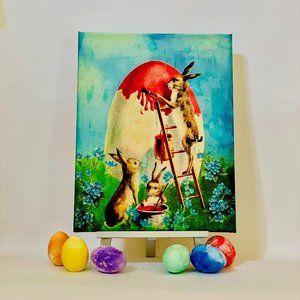 Bunny Canvas Wall Decor